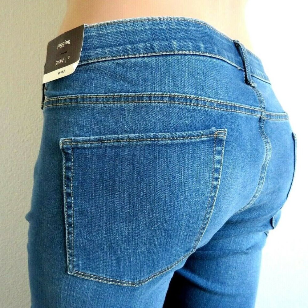 TUMMY CONTROL Ava & Viv Jeans Women's Plus Size 26W Jeggings NWT